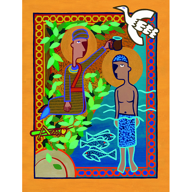 The baptism of Jesus The baptism of Jesus